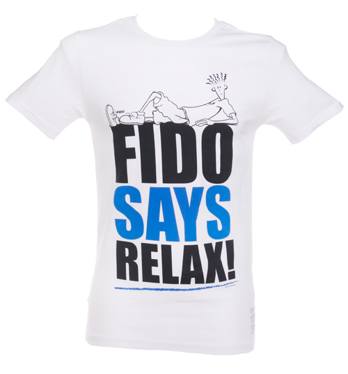 Mens Fido Dido Fido Says Relax T-Shirt from