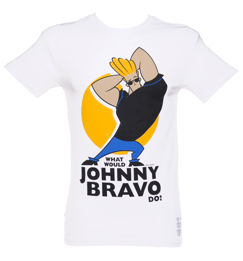 Too Late To Dye Young Mens What Would Johnny Bravo Do T-Shirt