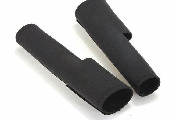 TOOGOO(R) 2Pcs Bike Cycling Bicycle Front Fork Protector Wrap Cover Set Pad Magic Tape