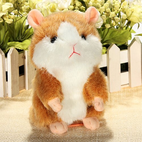 TOOGOO(R) Cute Mimicry Pet Talking Record Speak Voice Copy Electronic Hamster Animal Toy