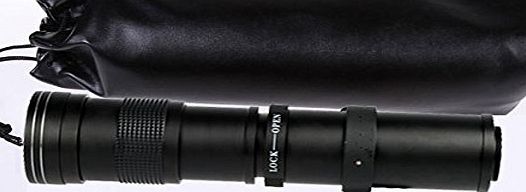 TOP-MAX 420-800mm Manual Focus Super Telephoto Lens for Nikon,Canon,Olympus Panasonic and Other DSLR Cameras