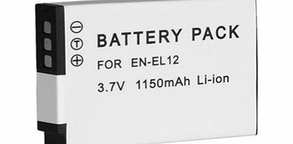 TOP-MAX EN-EL12 Li-ion Battery - ENEL12 digital camera battery 3.7V 1150MAH n...