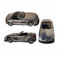 Top Toy Cars K Convertible-Mercedes SLK Silver 1:8
