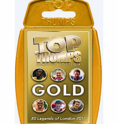 Top Trumps 30 Legends of London 2012 Limited Edition Card Game (Gold)