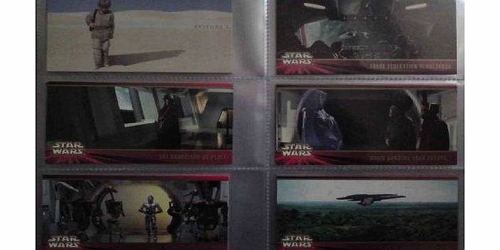 Topps Star wars - complete set of the star wars widscreen phantom menance series 1 trading cards in mint condition