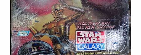 Topps star wars galaxy 2 trading card sealed box 1994 - 36 sealed packets in a new and sealed box - very rare and collectible