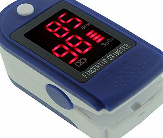 Toprime OLED Display Pulse Oximeter Fingertip Blood Oxygen Meter SPO2 Heart Rate Monitor Suitable for All Age