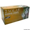 Tornado Stainless Steel Solar Garden Lights Pack