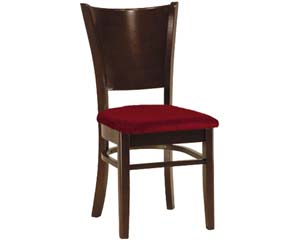 Torres dining chair upholstered dark oak