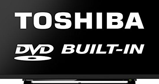 Toshiba 32D1533 32-Inch Widescreen HD LED TV with Built-In DVD Player and Freeview