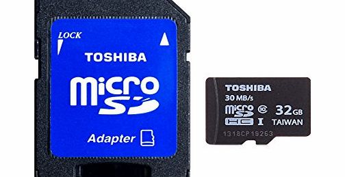 Toshiba 32GB MICRO SD MEMORY CARD CLASS 10 UHS-I 32 GB