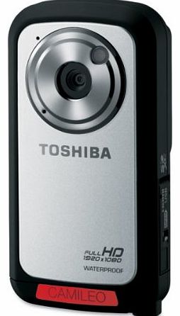 Toshiba Camileo BW10 Sportcam 5MP Full HD Waterproof Digital Camcorder - Silver