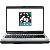 Toshiba laptop featuring AMD Althon 64 x2 Dual Core processor, Windows Vista Home Premium, 2GB memor