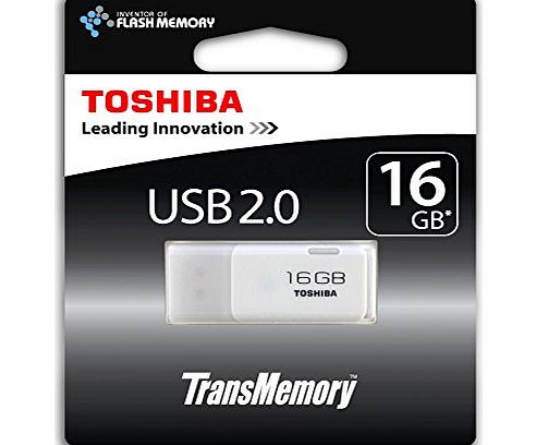 Toshiba THNU16HAYWHT(6 16GB USB 2.0 TransMemory Flash Drive - White