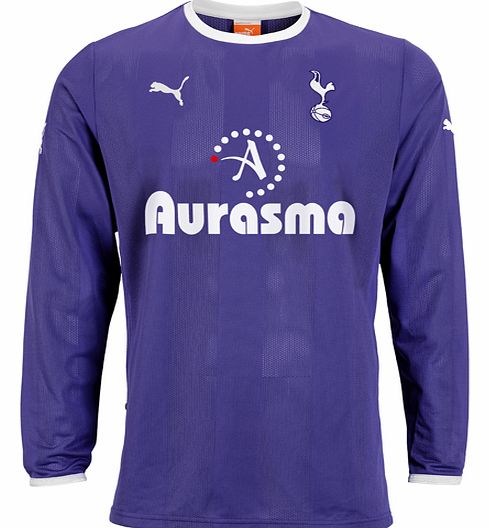 Tottenham Away Shirt Puma 2011-12 Tottenham Away Long Sleeve Football Shirt