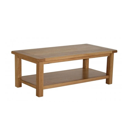 Toulouse Oak Large Coffee Table with Shelf 742.017