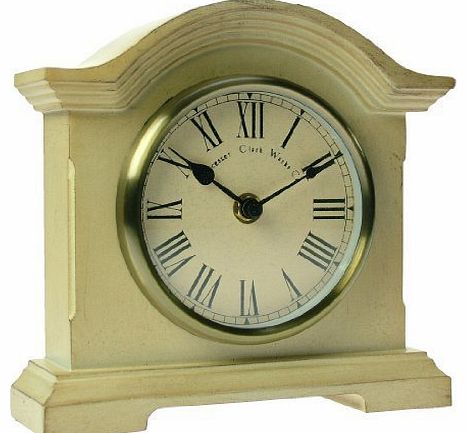 Towcester Clock Works Co. Acctim 33282 Falkenburg Mantel Clock, Cream
