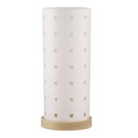 Cut Out Circular Table Lamp White