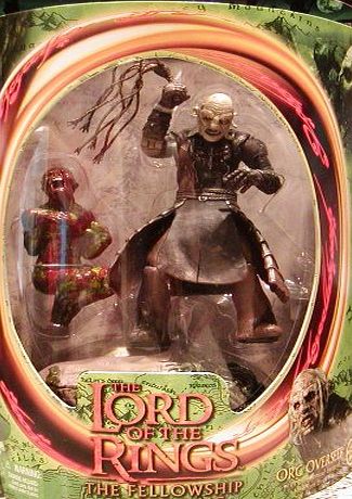 Toy Biz - The lord Of The Rings The Lord Of The Rings - The Fellowship Of The Ring - Orc Overseer With Dungeons Of Isengard Newborn Uruk-Hai action figure