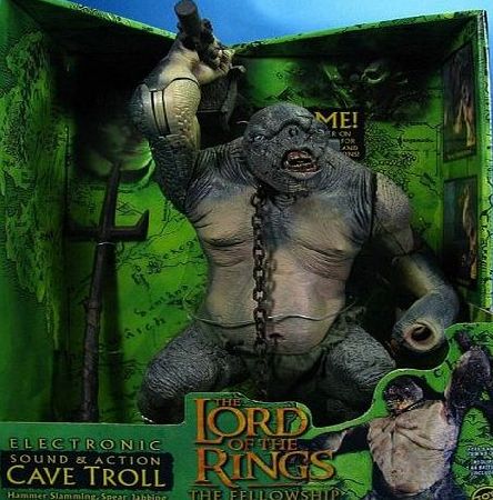 Toy Biz Deluxe cave troll with sound Lord of the Rings action figure