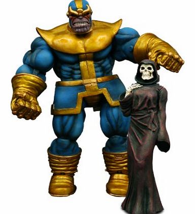 Toy Biz Marvel Select Thanos Action Figure With Detailed Base