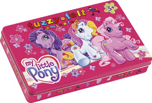 Toy Brokers Fuzzy-Felt My Little Pony Tin