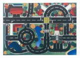 Toy Brokers Fuzzy-Felt Playmat: Roadway