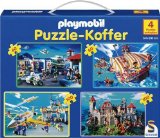 Schmidt - Playmobil Puzzle Box 2 x 60 Piece and 2 x 100 Piece Puzzles