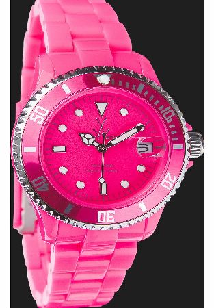 toy Watch Fluo Small Only Time Pink
