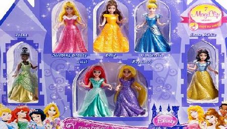 Toy Zany Disney Princess Little Kingdom Magiclip 7-Doll Giftset