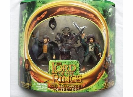 toybiz Lord of the Rings - Merry, Pippin and Moria Orc Action Figure Set