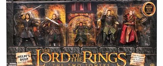 Toybiz Lord of the Rings-The Two Towers Helms Deep Action Figure Battle Set