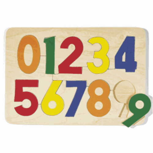 Numbers Lift out Jigsaw Puzzle