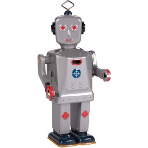 Sparkling Mike Robot Tin Toy
