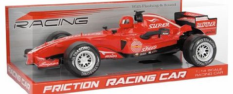 Toyrific Friction F1 Racing Car With Light And Sound - Red