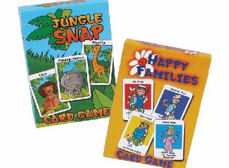 TOYS AND GAMES ``Childrens Card Games, 4 assorted games - one game supplied``