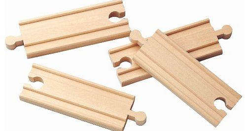 Toys For Play 4-inch Straight Track (4 Pieces)