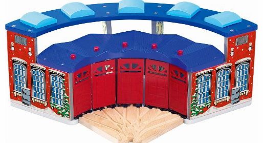 Toys For Play Deluxe Round House with 5-Way Track