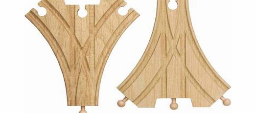 Toys For Play Double Curved Switching Track (2 Pieces)