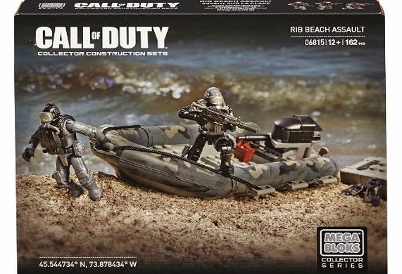 Toys For Play Mega Bloks Call of Duty RIB Beach Assault Plaything, Amusement, Play, Toys, Game