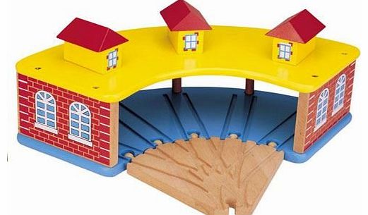 Toys For Play Round House with 5-Way Track