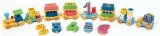 Toys pure Birthday train,with exchaneable numbers 1-6