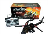 Apache Full 1:32 Scale Stepless Speed 2 Channel Control R/C Military Helicopter