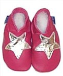 Toytopia Pink Star Slippers - 12-18 months
