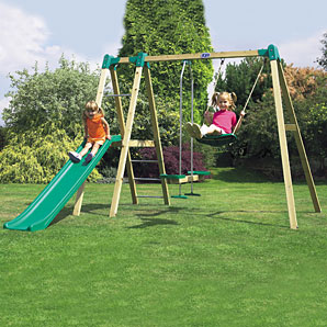 Forest Multiplay Swing and Slide (TP152)