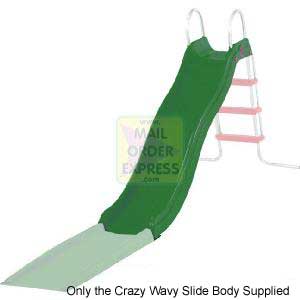Green Crazywavy Slide Body