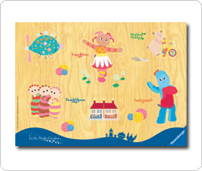 TP In the Night Garden Wooden Playtray