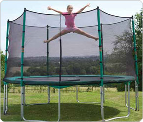 King 2and#44; 14ft Trampoline and Surround