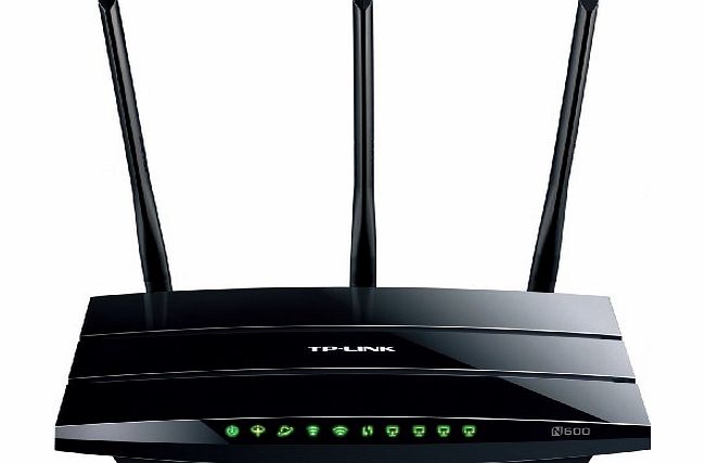 TD-W8980 N600 Wireless Gigabit ADSL2+ Modem Router for Phone Line Connections (Dual Band, 2 USB Ports for Storage Sharing, Media/Print Server)