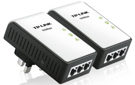 TL-PA4030KIT 500Mbps Powerline Adapter with 3 Ports - Twin Pack